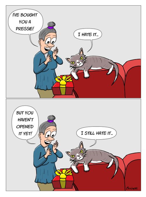 "I hate it..."