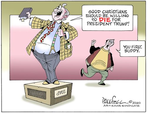 Good Christians should be willing to die for President Trump."