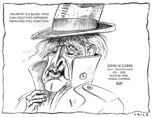 John le Carre goes to MI6 heaven-RIP