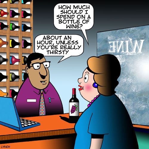 "How much should I spend on a bottle of wine?"