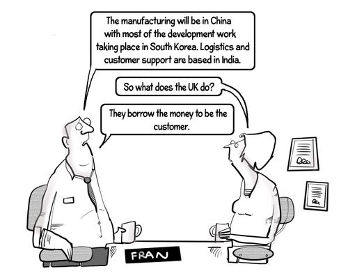 The manufacturing will be in China with most of the development work taking place in South Korea. Logistics and customer support are based in India."