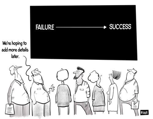 From failure to success