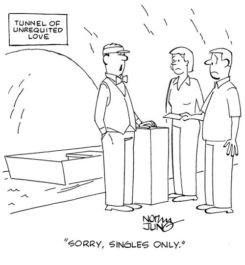 "Sorry, singles only."
