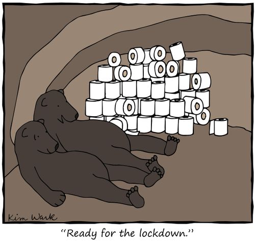 "Ready for the lockdown."