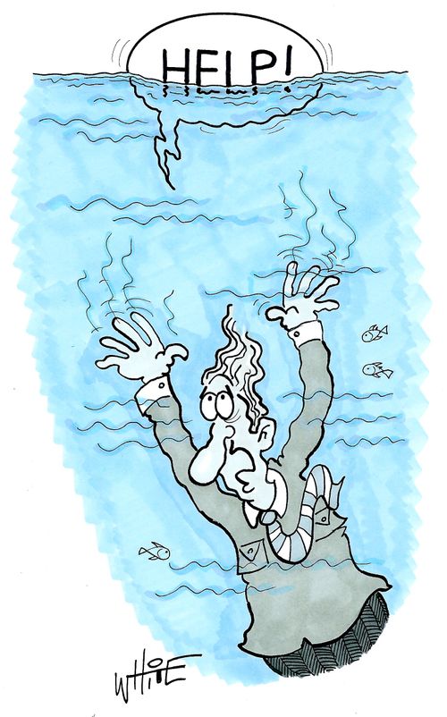 floating speech bubble...