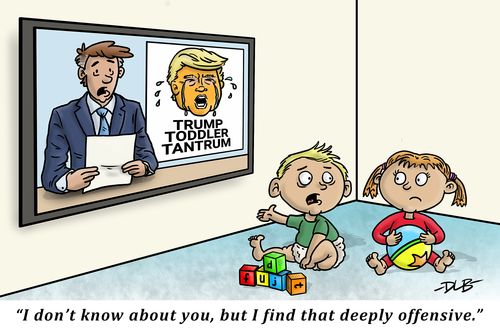"I don't know about you, but I find that deeply offensive."