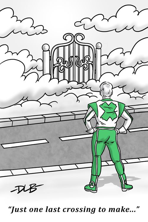 "Just one last crossing to make..."