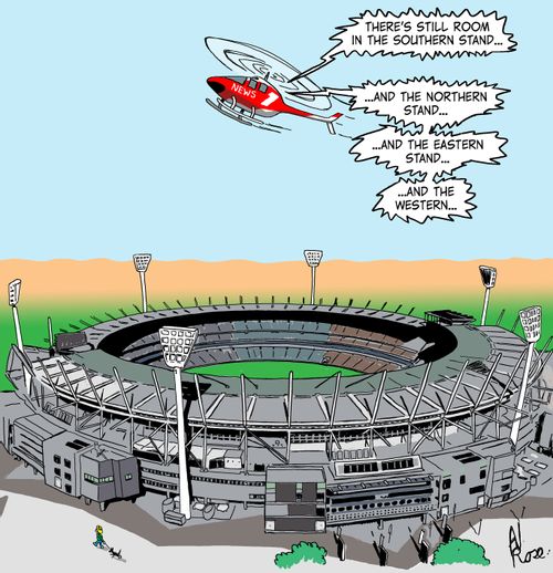 "There's still room in the southern stand."