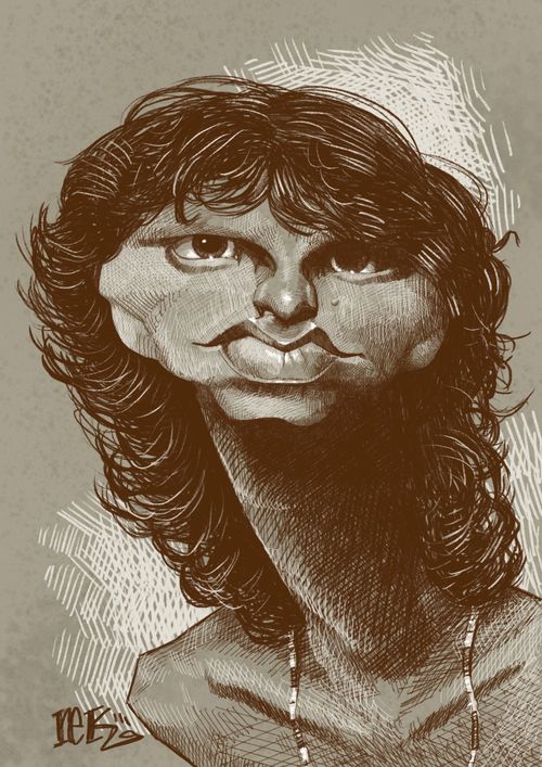 Jim Morrison Caricature