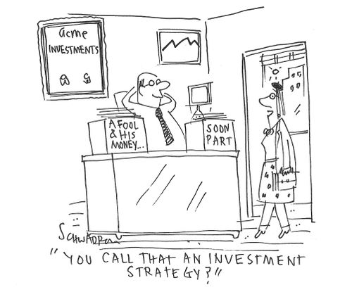 "You call that an investment strategy?"