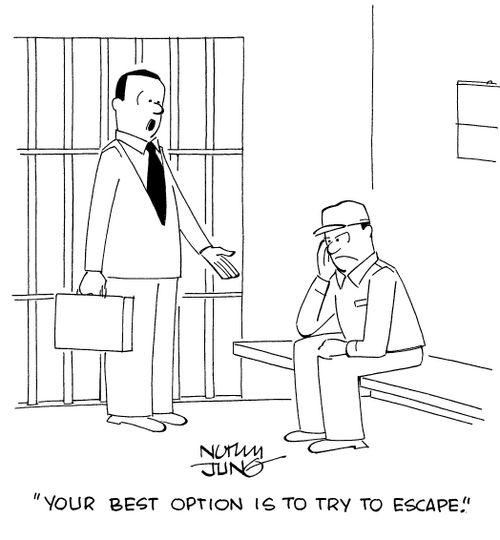 "Your best option is to try to escape."