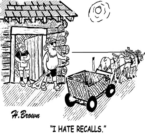 "I hate recalls."