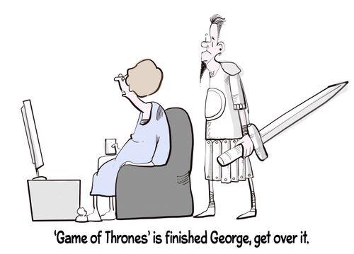 "'Game of Thrones' is finished George, get over it."