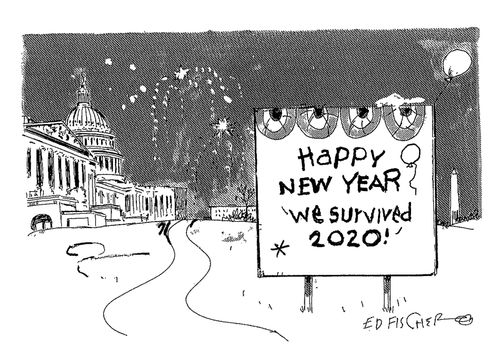 Happy New Year! 'We survived 2020!'