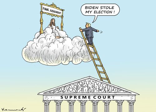 "Biden stole my election!"