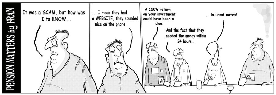 "It was a scam, but how was I to know..."