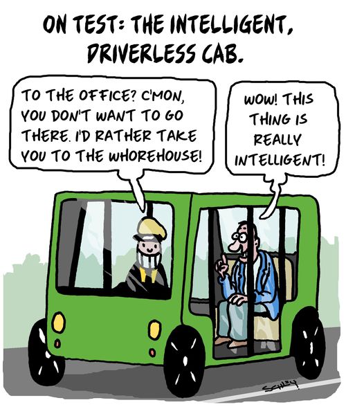 On test: the intelligent, driverless cab