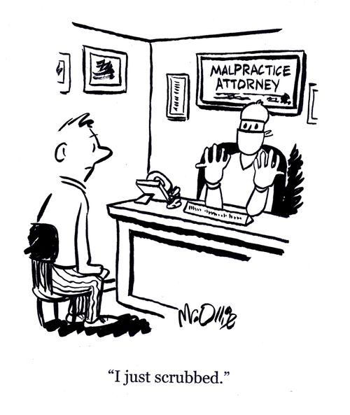 "I just scrubbed."