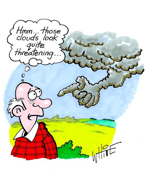 Hmmm... those clouds look quite threatening...