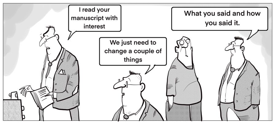 "I read your manuscript with interest."