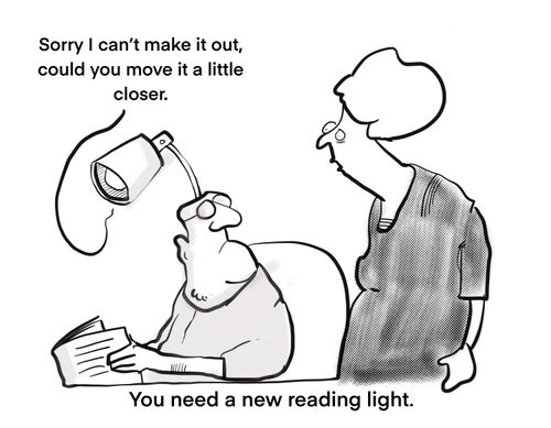 You need a new reading light