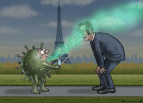 Infected Macron