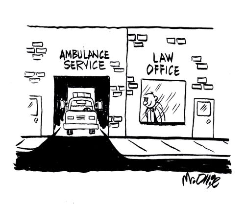 Ambulance service. Law office