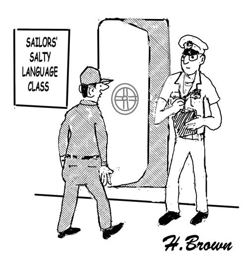 Sailors' salty language class