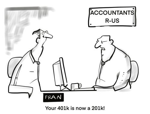 Your 401(k) is now a 201K