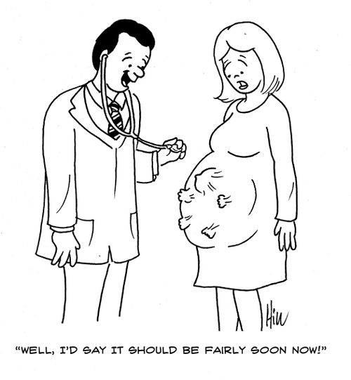 "Well, I'd say it should be fairly soon now!"