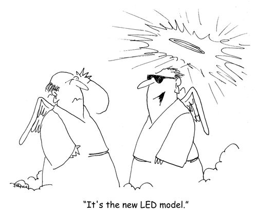 "It's the new LED model." 