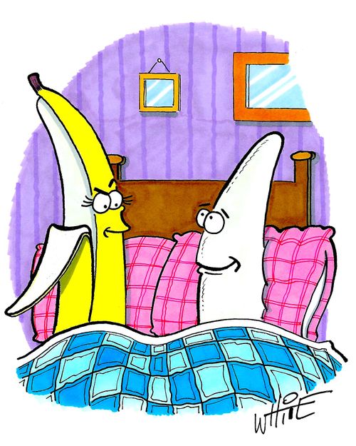 Banana striptease...