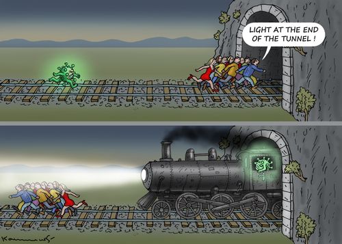"Light at the end of the tunnel!|