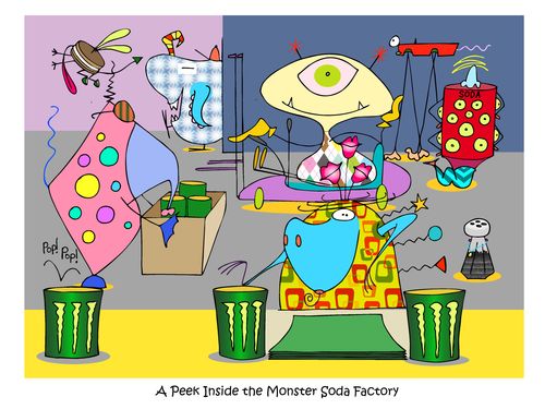A Peek Inside the Monster Soda Factory