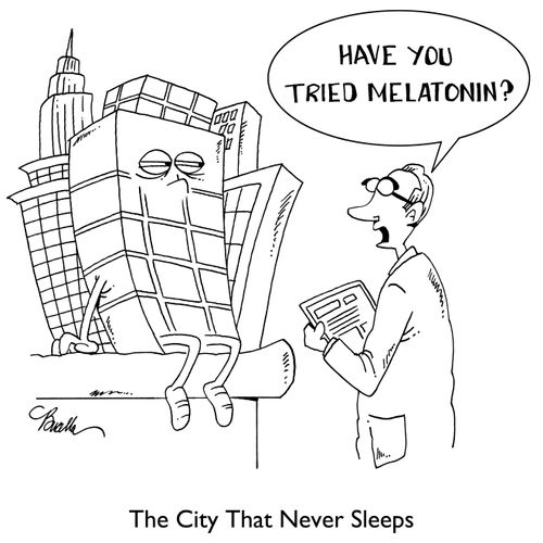 "Have you tired melatonin?"