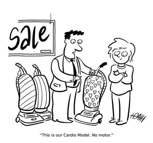 "This is our Cardio Model. No motor."