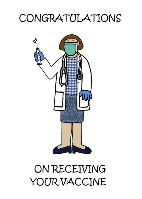 Congratulations on Receiving Your Vaccine Doctor