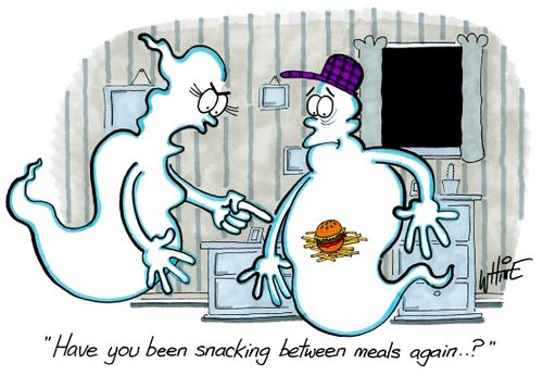 "Have you been snacking between meals again..?"