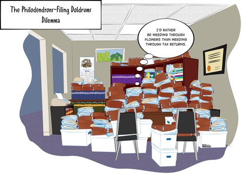 The Philodendron-Filing Doldrums Dilemma 