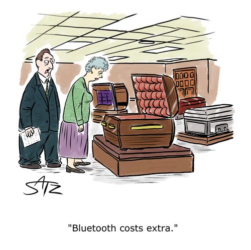 "Bluetooth costs extra."