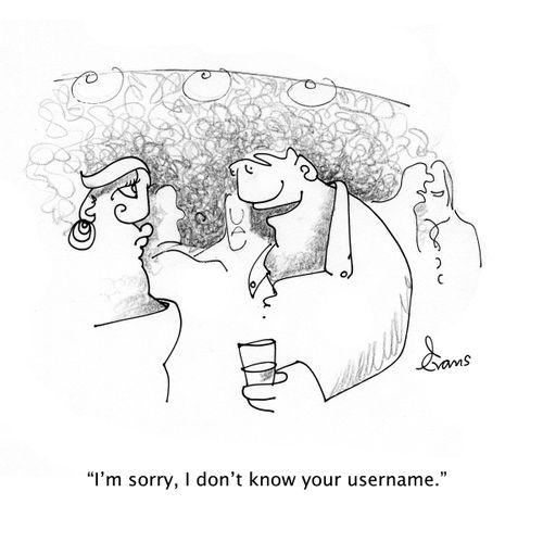 "I'm sorry, I don't know your username."