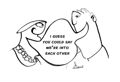"I guess you could say we're into each other."
