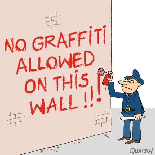 No Graffiti Allowed on this Wall!!!