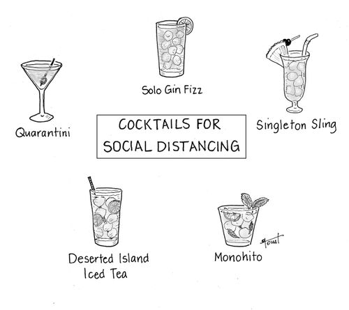 Cocktails for social distancing