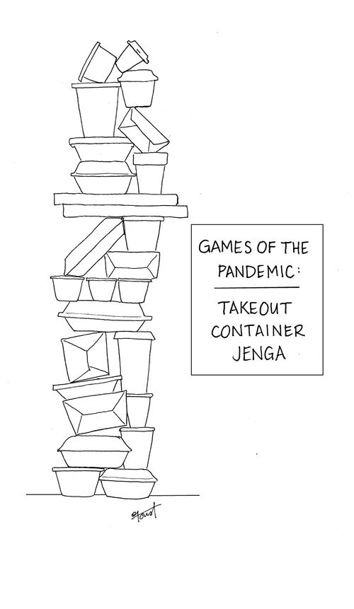 Games of the Pandemic: Takeout Container Jenga