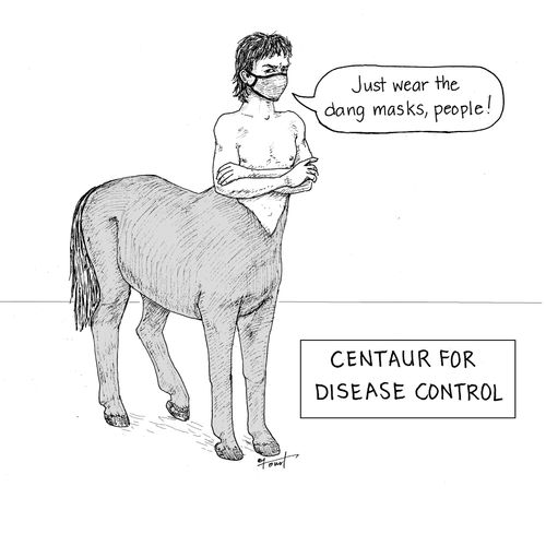 Centaur for Disease Control Says Wear a Mask