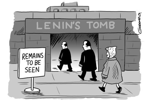 Lenin's Tomb "Remains to be seen."