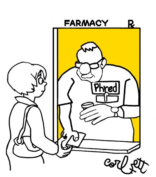 Farmacy has pharmacist named Phred