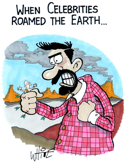 When celebrities roamed the Earth...