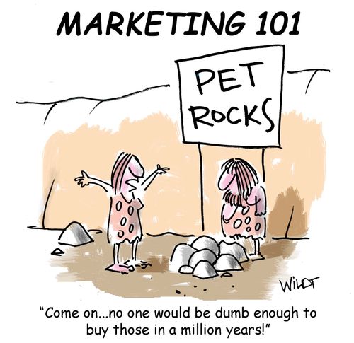 "Come on...no one would be dumb enough to buy those in a million years!"